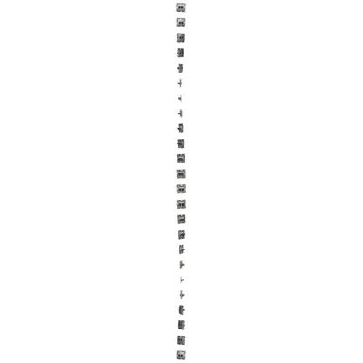 Gniazdo HDMI podwójne (moduł) srebrny metalik