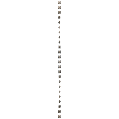 Gniazdo HDMI podwójne (moduł) złoty metalik