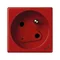 Gniazdo K45 DATA z kluczem z uziemieniem 16A, 230V ze wskaźnikiem zasilania czerwony