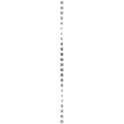 Gniazdo komputerowe podwójne RJ45 kategoria 6 z przesłoną przeciwkurzową (moduł) białe