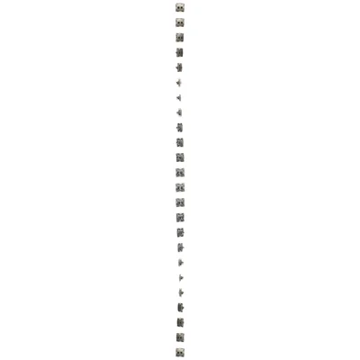 Gniazdo komputerowe podwójne RJ45 kategoria 6 z przesłoną przeciwkurzową (moduł) złoty (metalik)