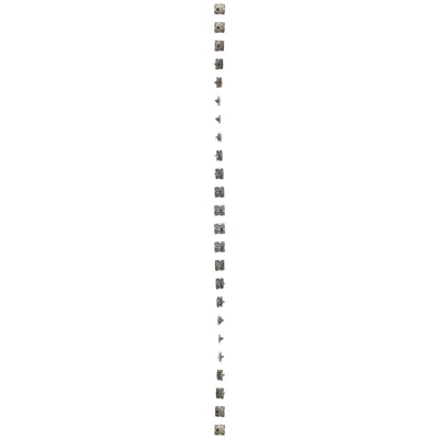Gniazdo komputerowe pojedyncze RJ45 kategoria 6 z przesłoną przeciwkurzową (moduł) złoty (metalik)