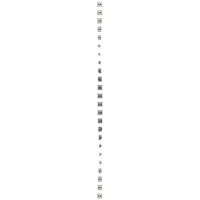 Gniazdo komputerowe RJ45 kat. 5e + RJ12 (moduł) białe