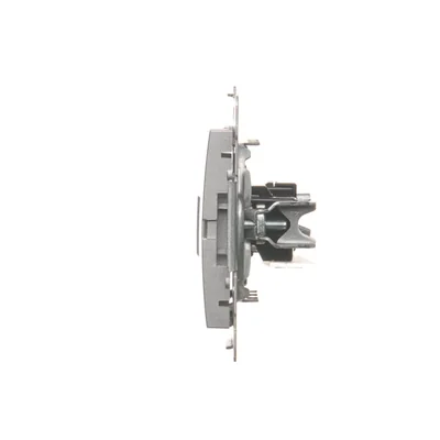 Gniazdo komputerowe RJ45 kat. 5e + RJ12 (moduł) srebrny (metalik)