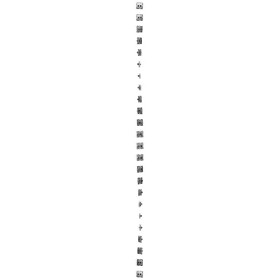 Gniazdo komputerowe RJ45 kat. 5e + RJ12 (moduł) srebrny (metalik)