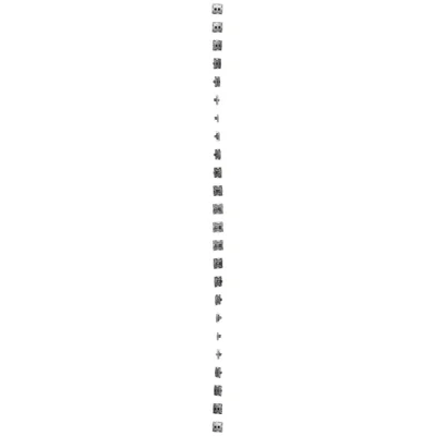 Gniazdo komputerowe RJ45 kat. 5e + RJ12 (moduł) srebrny (metalik)