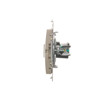 Gniazdo komputerowe RJ45 kat. 5e + RJ12 (moduł) złoty (metalik)