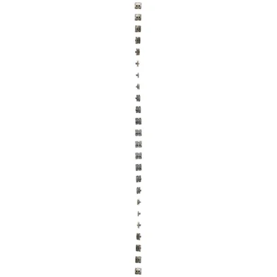 Gniazdo komputerowe RJ45 kat. 5e + RJ12 (moduł) złoty (metalik)