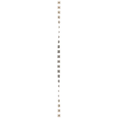 Gniazdo komputerowe RJ45 kat. 6 podwójne beżowy