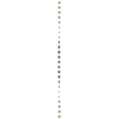 Gniazdo komputerowe RJ45 kat. 6 podwójne beżowy