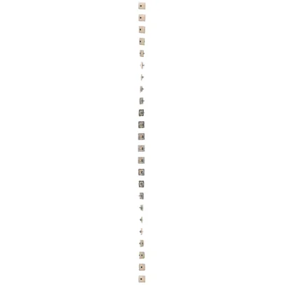 Gniazdo komputerowe RJ45 kat. 6 pojedyncze beżowy