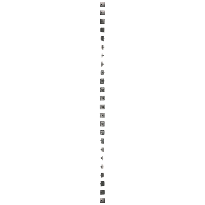 Gniazdo komputerowe RJ45 kat. 6 pojedyncze inox metalik