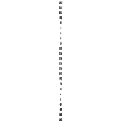 Gniazdo komputerowe RJ45 kat. 6 pojedyncze inox metalik