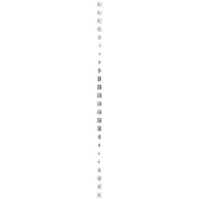 Gniazdo komputerowe RJ45 kat. 6 pojedyncze z przesłoną przeciwkurzową (moduł) białe