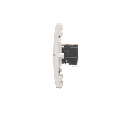 Gniazdo komputerowe RJ45 kat.5e + RJ12 (moduł) białe
