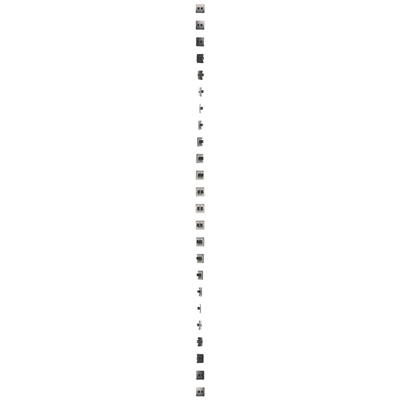 Gniazdo komputerowe RJ45 podwójne kat. 5e (moduł) inox (metalik)