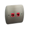 Gniazdo komputerowe RJ45 podwójne kat. 5e satyna (metalik)