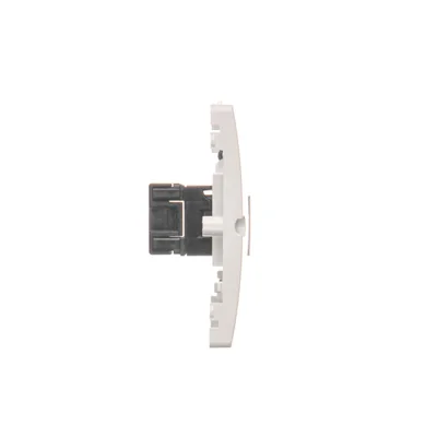 Gniazdo komputerowe RJ45 pojedyncze kat. 5e (moduł) białe