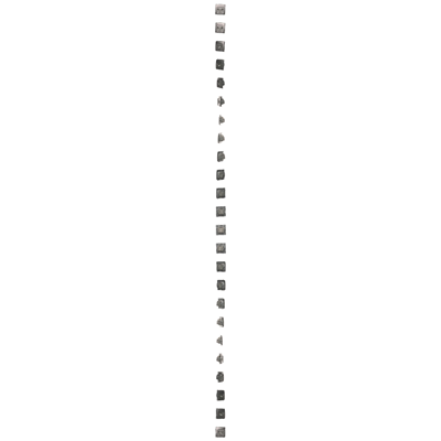 Gniazdo R-TV-DATA (moduł) inox metalik