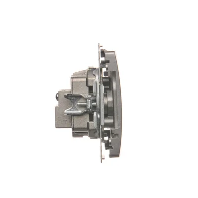 Gniazdo R-TV-DATA (moduł) inox metalik