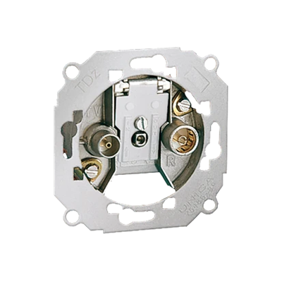 Gniazdo R-TV końcowe R-12 dB, TV-1,5 dB (mechanizm)