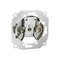 Gniazdo R-TV przelotowe R-10,4 dB, TV-10,4 dB (mechanizm)