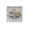 Gniazdo telefoniczne RJ11 (moduł) inox (metalik)