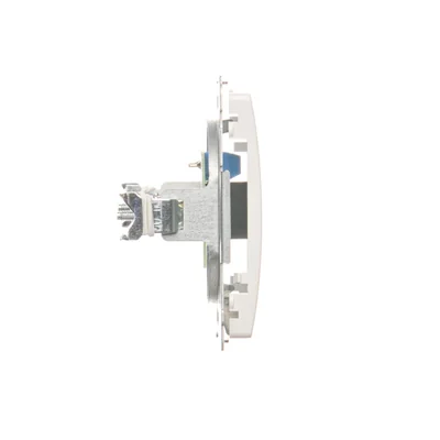 Gniazdo telefoniczne RJ11 uniwersalne pojedyncze (moduł) białe