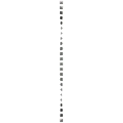 Gniazdo telefoniczne RJ11 uniwersalne pojedyncze (moduł) inox metalik
