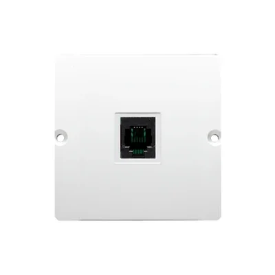 Gniazdo telefoniczne RJ11 z ochronnikiem przeciwprzepięciowym (moduł) białe