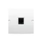 Gniazdo telefoniczne RJ11 z ochronnikiem przeciwprzepięciowym (moduł) białe