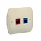 Gniazdo telefoniczne RJ12 + komputerowe RJ45 kategoria 5 dla RJ45 beż