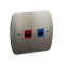 Gniazdo telefoniczne RJ12 + komputerowe RJ45 kategoria 5 dla RJ45 satyna (metalik)