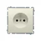 Gniazdo wtyczkowe bez uziemienia (moduł) 16A 250V zaciski śrubowe beż