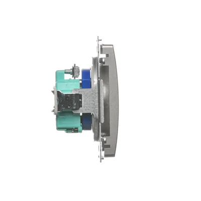 Gniazdo wtyczkowe DATA (moduł), 230V, satyna metalik