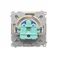 Gniazdo wtyczkowe DATA z uziemieniem i kluczem uprawniającym (moduł) 16A 230V beż