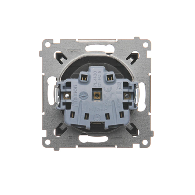 Gniazdo wtyczkowe do wersji IP44 (moduł) 230V brąz mat metalik