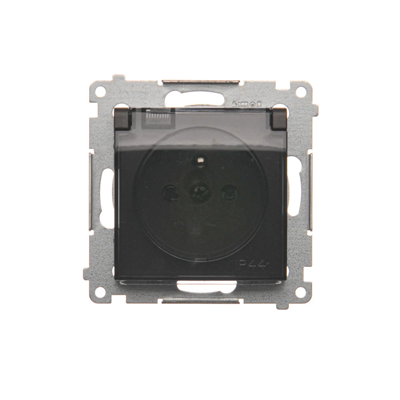 Gniazdo wtyczkowe do wersji IP44 (moduł) 230V brąz mat metalik