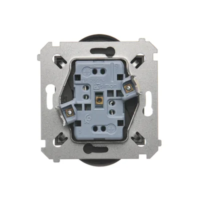 Gniazdo wtyczkowe podwójne bez uziemienia z przesłonami (moduł) 16A 250V antracyt (metalik)