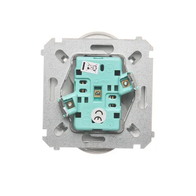 Gniazdo wtyczkowe podwójne (moduł) , 230V, białe