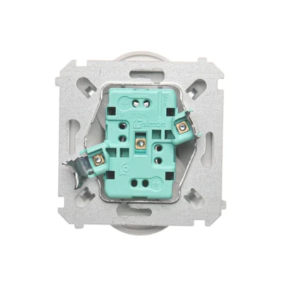 Gniazdo wtyczkowe podwójne z uziemieniem (moduł) 16A 230V białe