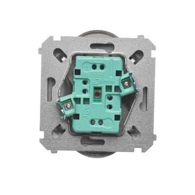 Gniazdo wtyczkowe podwójne z uziemieniem (moduł) 16A 230V satyna (metalik)