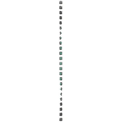 Gniazdo wtyczkowe podwójne z uziemieniem (moduł), z przesłonami torów prądowych, 16A, 230V, zaciski śrubowe, inox (metalik)