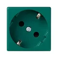 Gniazdo wtyczkowe pojedyncze K45 SCHUKO 16A 230V szybkozłącza zielony