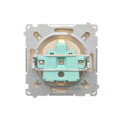 Gniazdo wtyczkowe z uziemieniem Schuko (moduł) 16A 230V beż