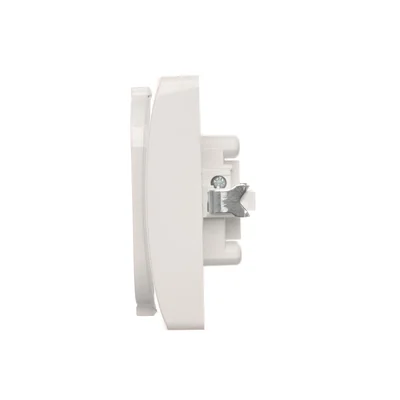 Gniazdo wtyczkowe z uziemieniem Schuko podwójne, białe