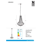 GRANSO Lampa wisząca 40cm czarna
