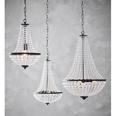 GRANSO Lampa wisząca 40cm czarna