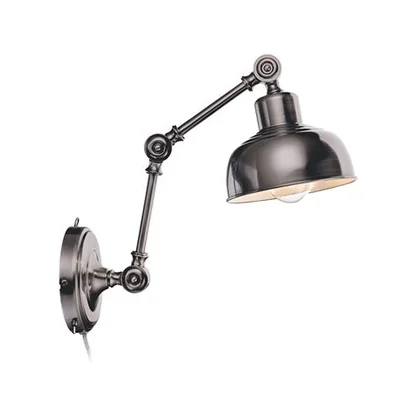 GRIMSTAD Lampa ścienna antyczny srebrny