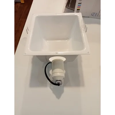 Huddle Lampa sufitowa wpuszczana srebrna